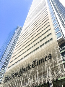 Architect Renzo Piano designed the New York Times building with an emphasis on the importance of transparency.